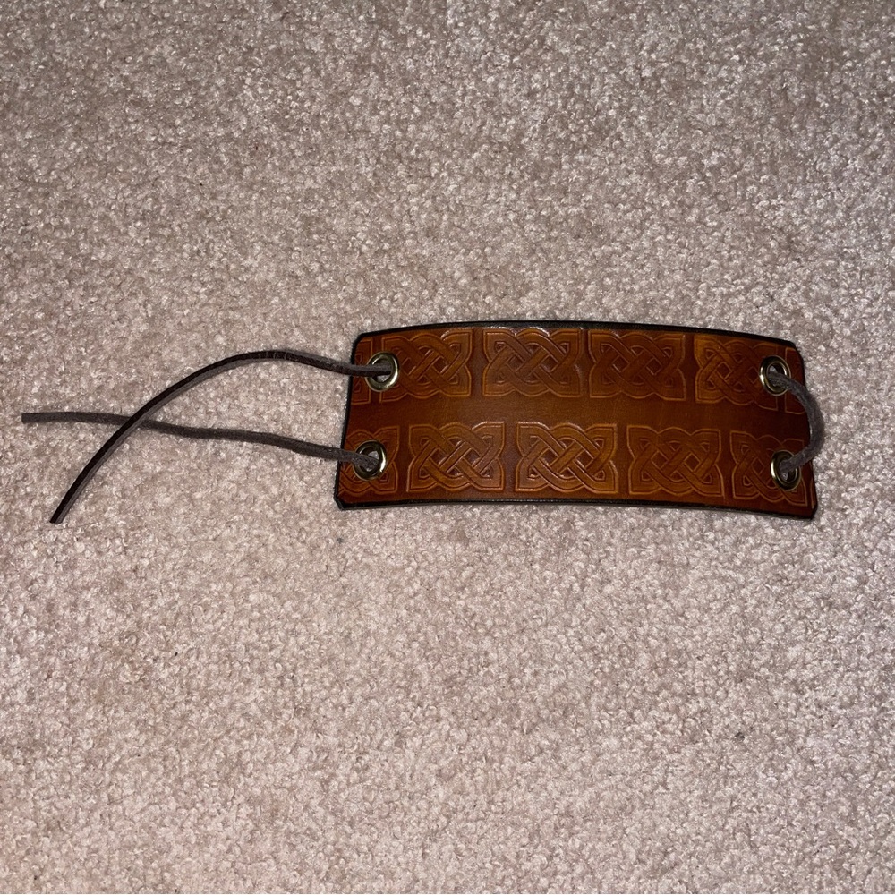 Leather Lace Up Cuff Bracelet